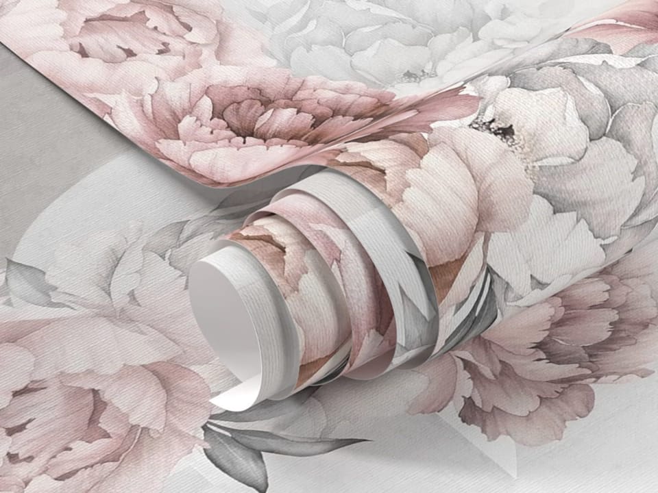 Fototapeta Bukiet Różowych Piwonii fragment #1