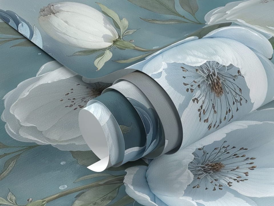 Fototapeta Egzotyczne Kwiaty na Gałęzi fragment #1