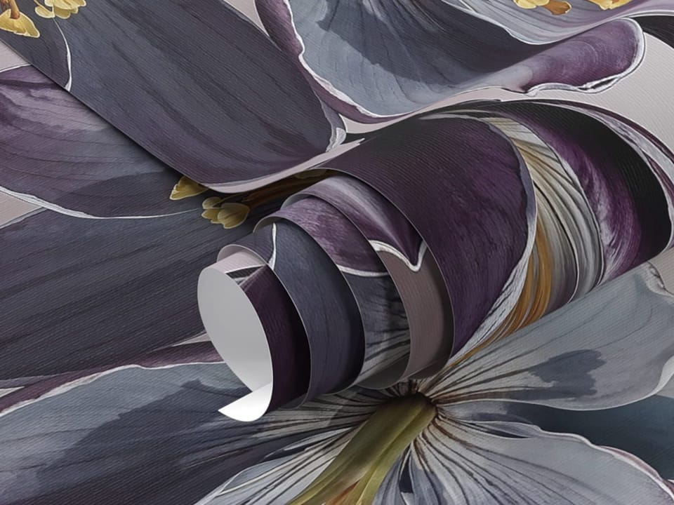 Fototapeta Polne kwiaty w fioletowych odcieniach fragment #1