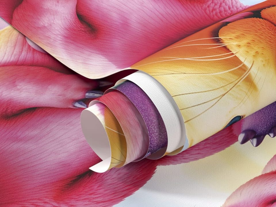 Fototapeta Chomiki i Balony w Pastelach fragment #1