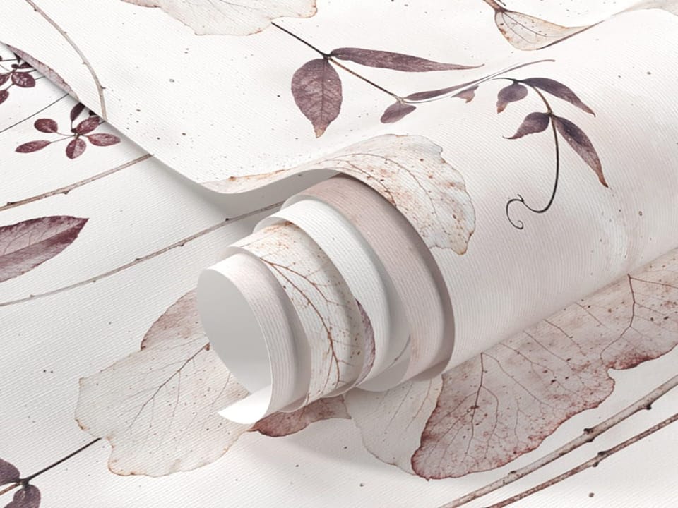 Fototapeta Delikatne maki na jasnym tle fragment #1