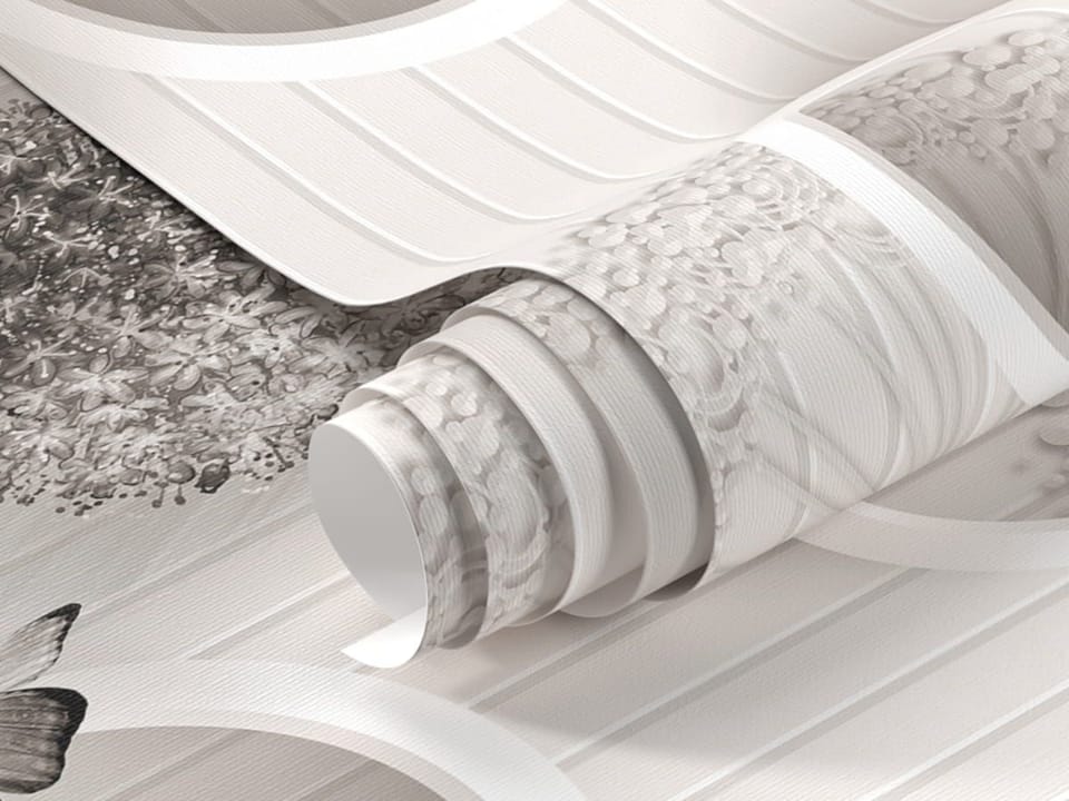 Fototapeta Kwiaty 3D z okrągłymi główkami fragment #1