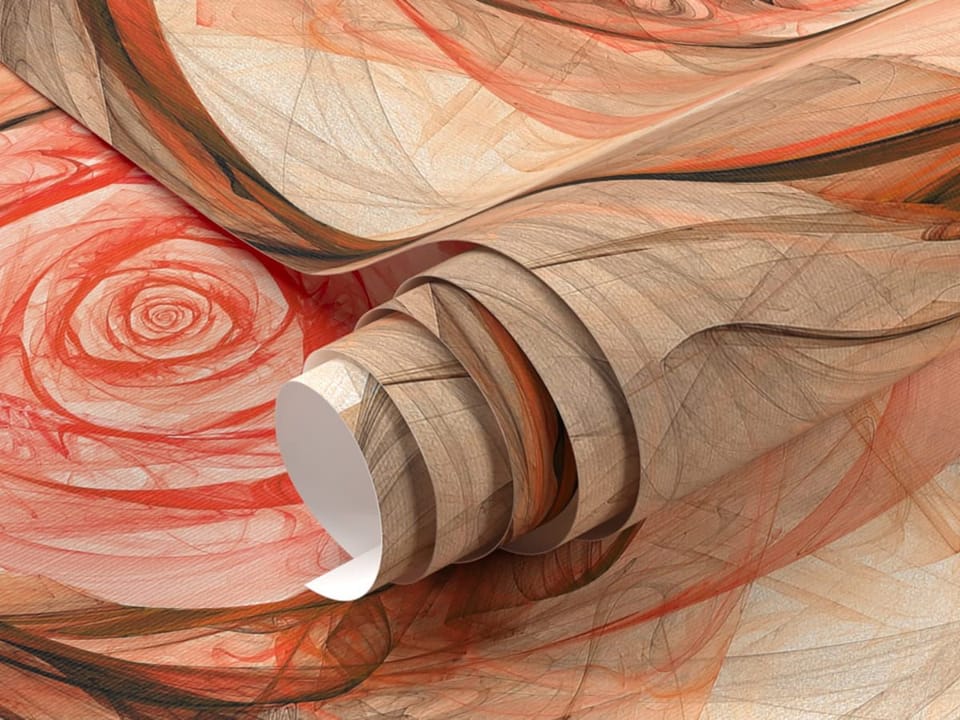 Fototapeta Abstrakcyjny wzór róży fragment #1