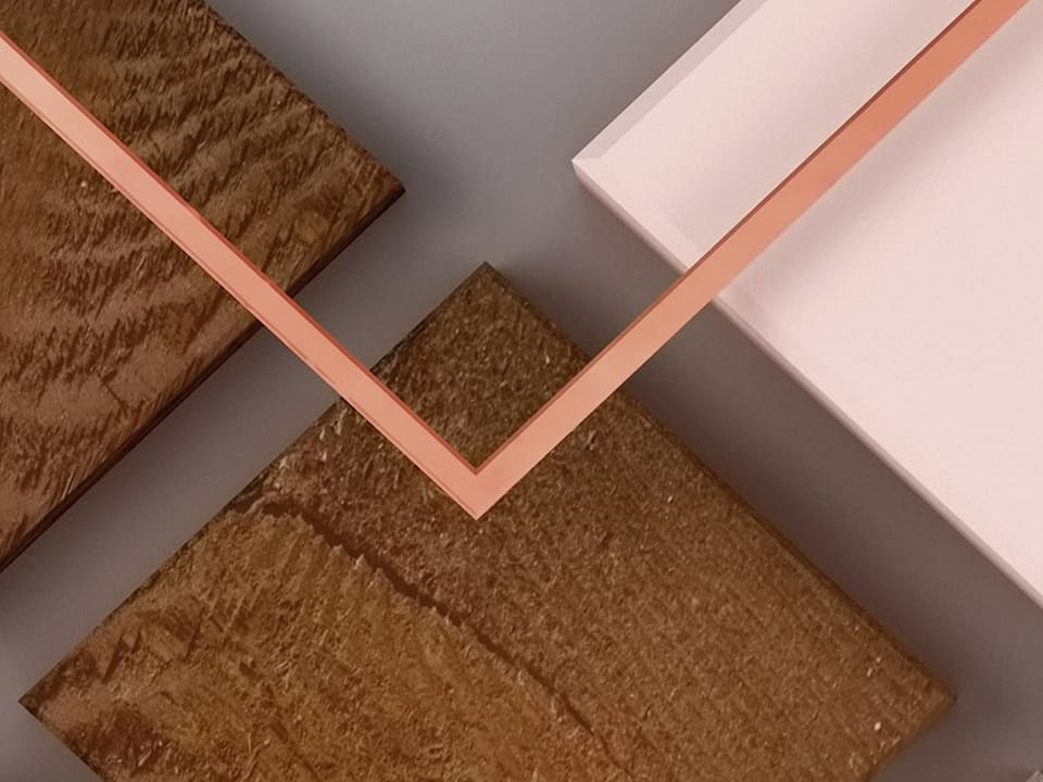 Fototapeta Geometryczne kształty na szaro - realne zdjęcie w rolce