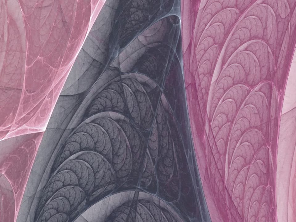 Fototapeta Abstrakcyjne różowe liście fragment #1