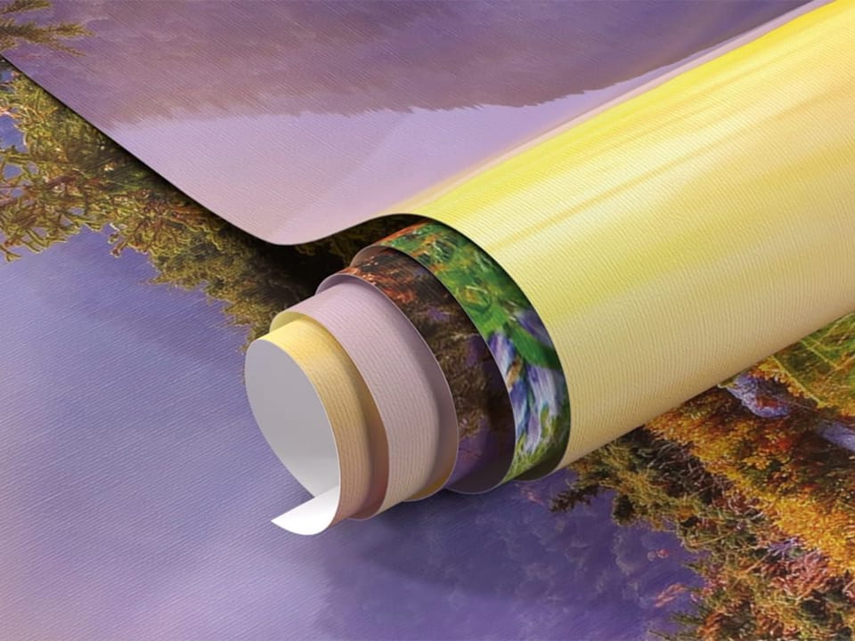 Fototapeta Górski krajobraz o wschodzie słońca fragment #1