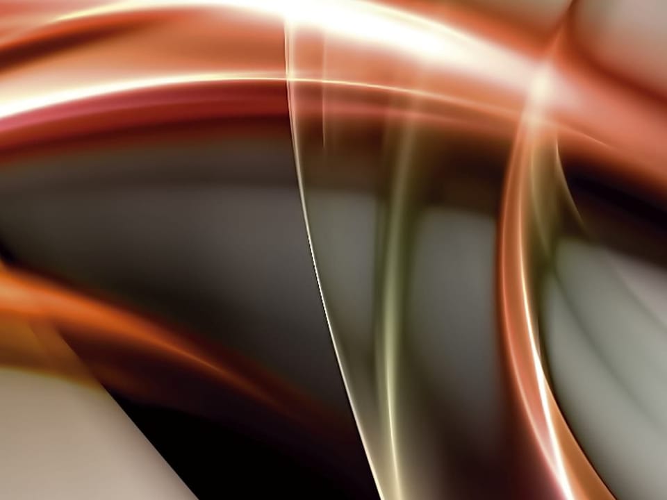 Fototapeta Kolorowe Fale na Białym Tle fragment #1