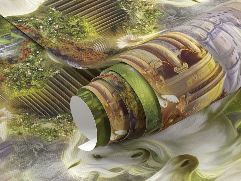 Fototapeta Trzy jednorożce na łące fragment #1